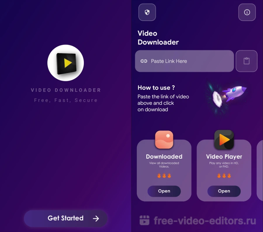 приложение Videoder