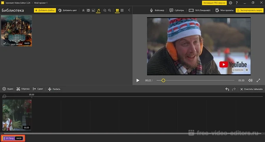 IceCream Video Editor