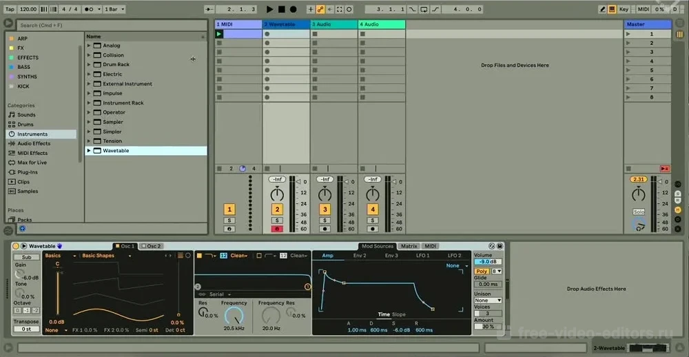 Скриншот Ableton Live 2