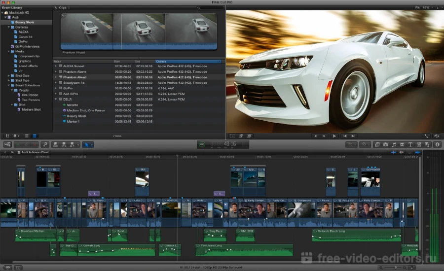 Скриншот Final Cut Pro
