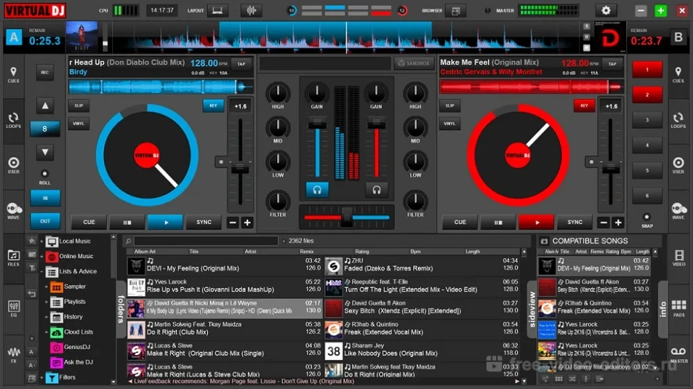 Скриншот Virtual DJ 3