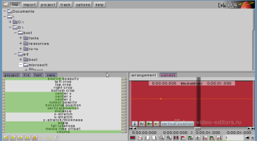 Скриншот редактора ZS4 1